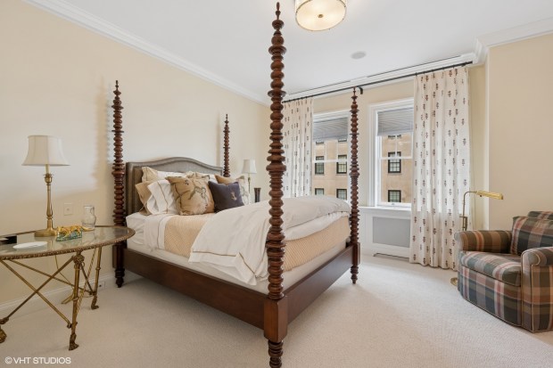 This five-bedroom, four-and-a-half bath home in the Gold Coast neighborhood recently went on the market for $3.2 million. (Petr Poliak/VHT)
