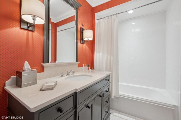 This five-bedroom, four-and-a-half bath home in the Gold Coast neighborhood recently went on the market for $3.2 million. (Petr Poliak/VHT)