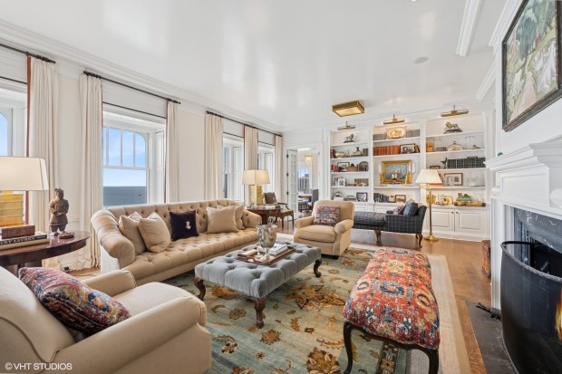 This five-bedroom, four-and-a-half bath home in the Gold Coast neighborhood recently went on the market for $3.2 million. (Petr Poliak/VHT)