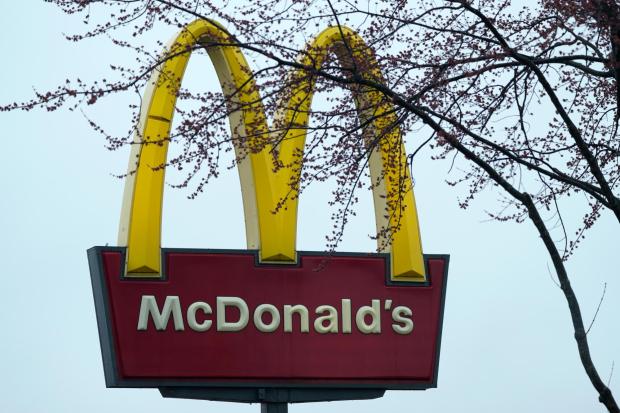 A McDonald's sign is seen, March 14, 2024, in Wheeling, Ill. (AP Photo/Nam Y. Huh, File)