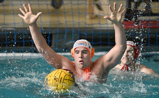 Naperville North's Jack Reif defends