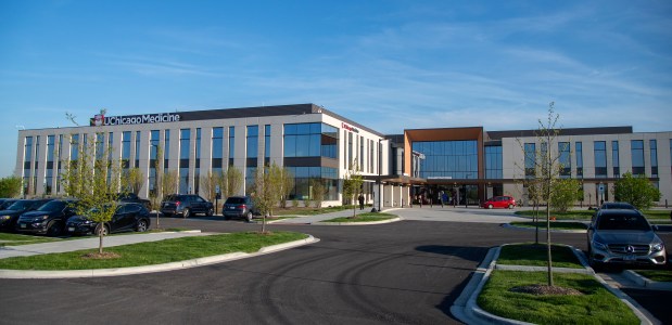 The University of Chicago opened a new medical facility in Crown Point on April 29, 2024. (Michael Gard/for the Post-Tribune)
