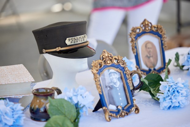 Items associated with the Pullman Porters are displayed at last year's Pullman Railroad Days festival. This year's festival will include a celebration of the 100th anniversary of the Brotherhood of Sleeping Car Porters. (Jeff Schear Visuals)