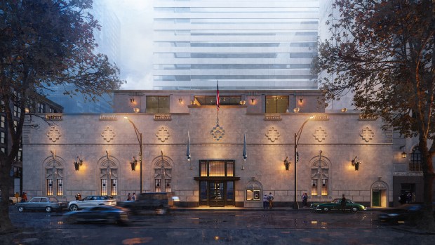 Rendering of the proposed magic venue The Hand & The Eye, slated to open at 100 E. Ontario St. in 2026. (Rockwell Group)
