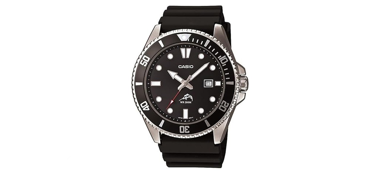 Casio Men’s Stainless Steel Dive-Style Watch