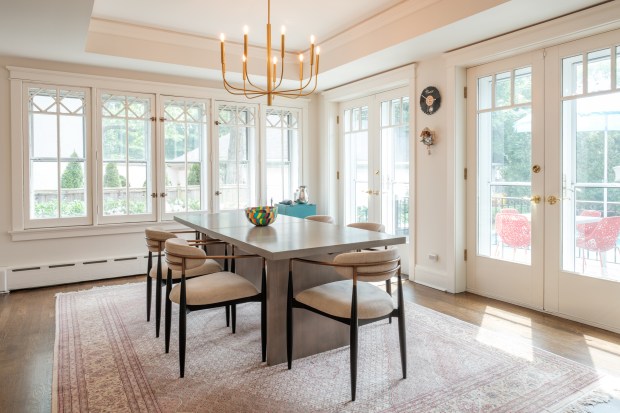 This five-bedroom, four-and-a-half bath home in Evanston recently went on the market for close to $2.5 million. (Joerg Metzner Photography)