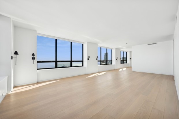 This five-bedroom, four-and-a-half bath home on the 70th floor of the Residences at Water Tower was recently listed for nearly $3.5 million. (VHT Studios)