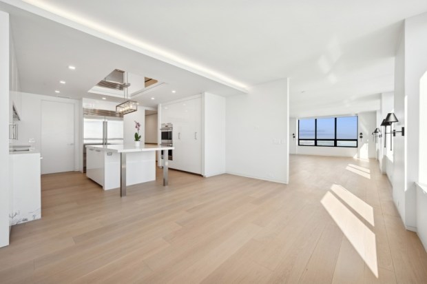 This five-bedroom, four-and-a-half bath home on the 70th floor of the Residences at Water Tower was recently listed for nearly $3.5 million. (VHT Studios)