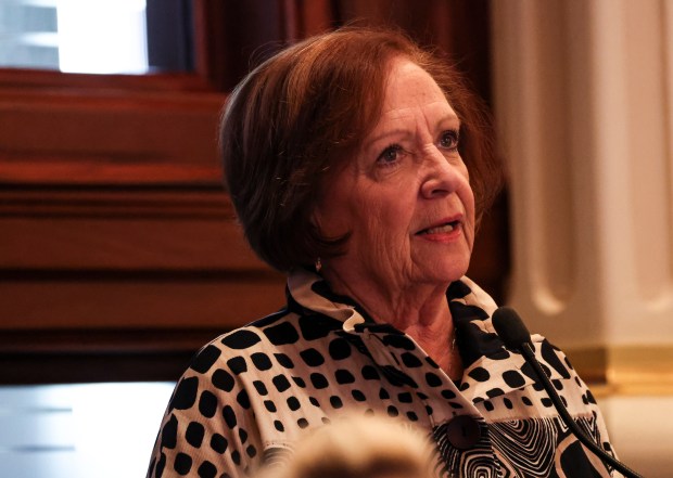 Rep. Norine Hammond during the legislative session at the Illinois State Capitol in Springfield on May 19, 2023. (Shanna Madison/Chicago Tribune)