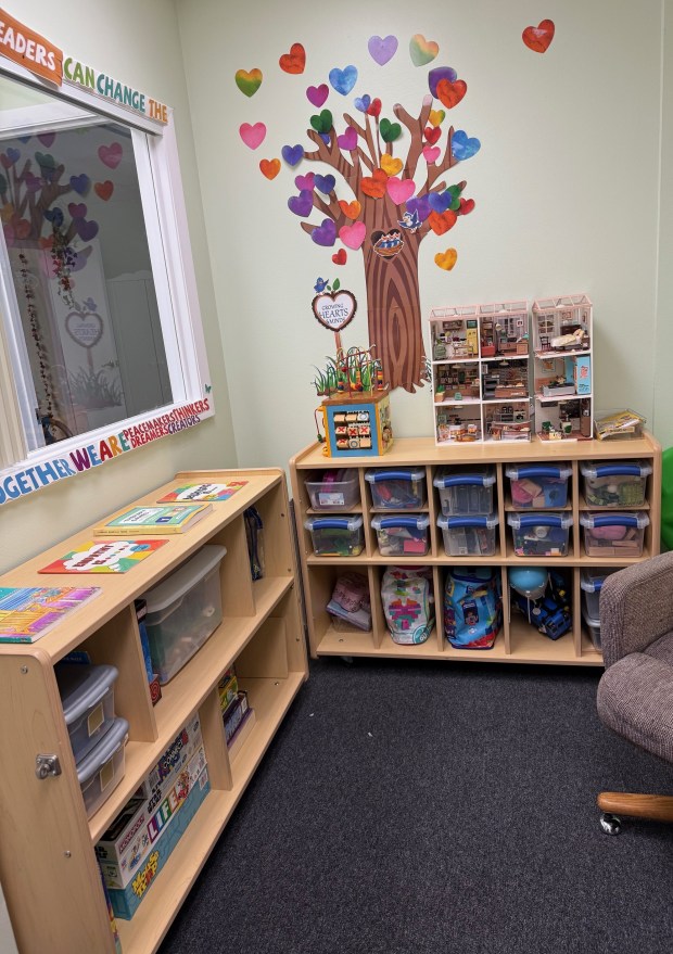 There are toys for children and play therapy at the Family First Center of Lake County. (Photo courtesy of Family First Center)