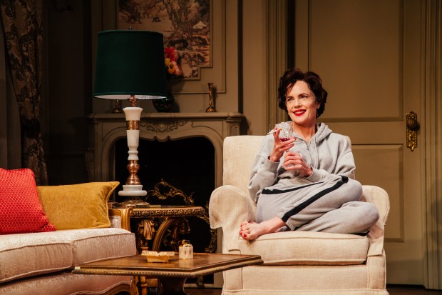 Elizabeth McGovern in a previous production of "Ava: The Secret Conversations," coming to the Studebaker Theater in Chicago's Fine Arts Building. (Jeff Lorch)