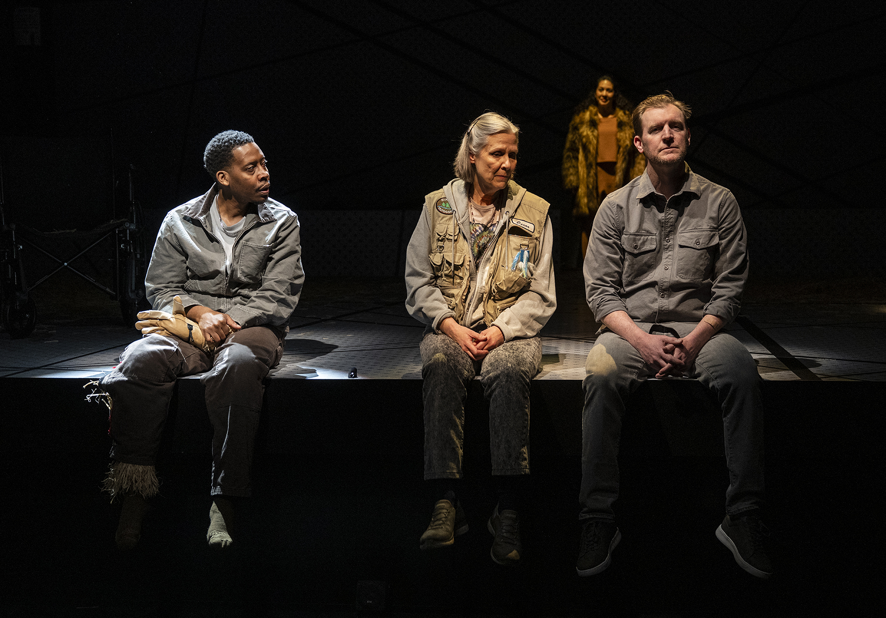 Namir Smallwood, Amy Morton and Cliff Chamberlain with Sadieh Rifai...