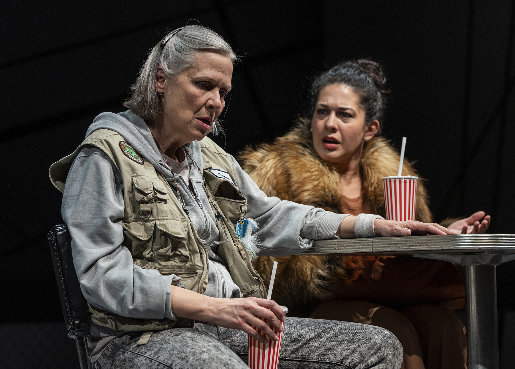 Amy Morton and Sadieh Rifai in "You Will Get Sick"...
