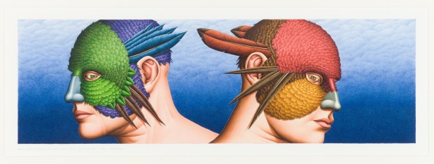Robert Lostutter's watercolors are part of "City in a Garden: Queer Art and Activism in Chicago" at the Museum of Contemporary Art Chicago. (Nathan Keay / MCA)