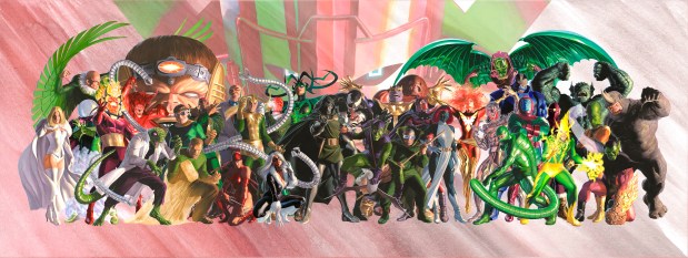 Here are some of the villains that will be on display in "Alex Ross: Heroes & Villains," June 29 - Feb. 16 at the Dunn Museum in Libertyville. (Provided by Alex Ross.)