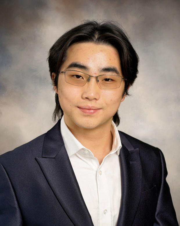 Albert Jie, a member of the Lake Forest High School Class of 2025, received National Merit honors ahead of his graduation. (Courtesy of Lake Forest High School)