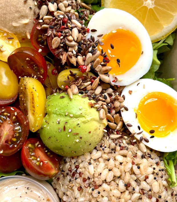 The Avo and The Egg bowl from Picnic, the first restaurant co-owned by three lifelong north suburban friends. (Picnic)